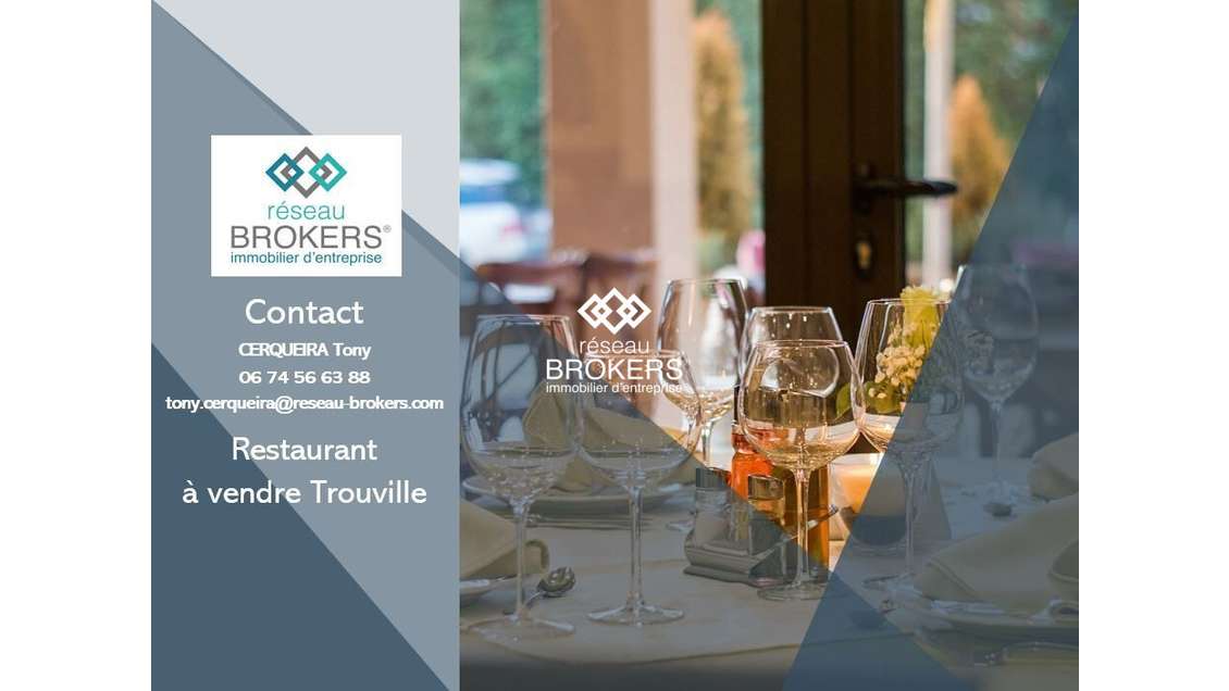 Vente restaurant clé en main à Trouville-sur-Mer