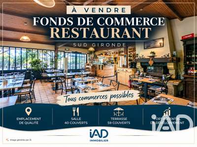 Vente restaurant emplacement stratégique Sud 33