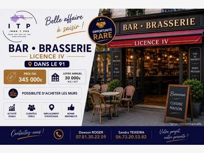 AV superbe bar restaurant lic IV Corbeil Essonnes
