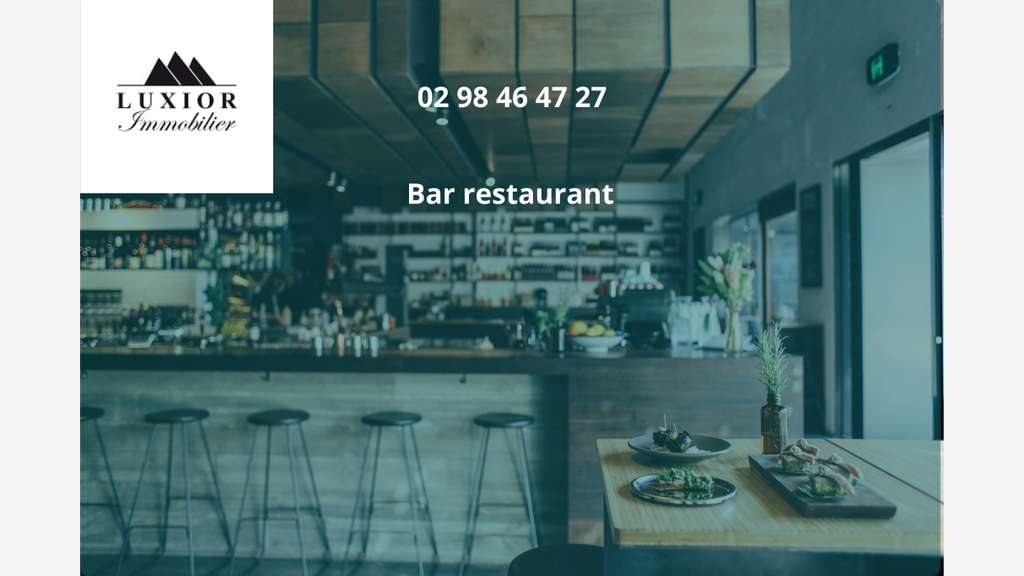 A vendre bar restaurant vue mer à Crozon 
