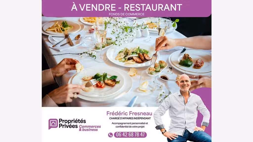 Vente restaurant de charme 75 couverts à Riantec