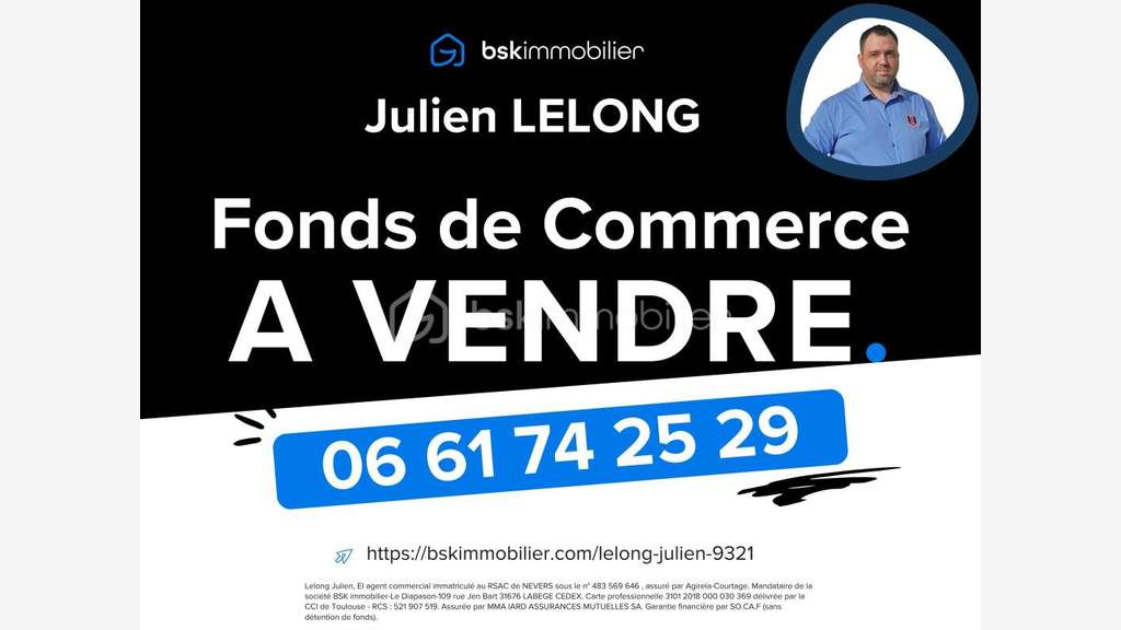 Vente restaurant clés en mains à 15 min de Decize