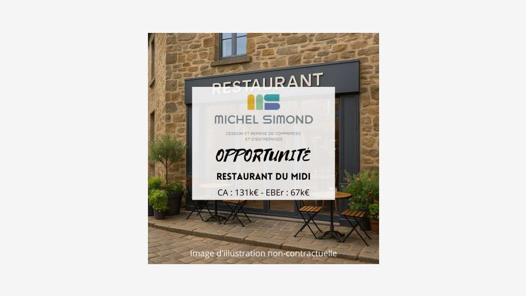 Vente restaurant de charme en ville touristique 22