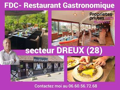 Vente restaurant gastronomique 120m² secteur Dreux