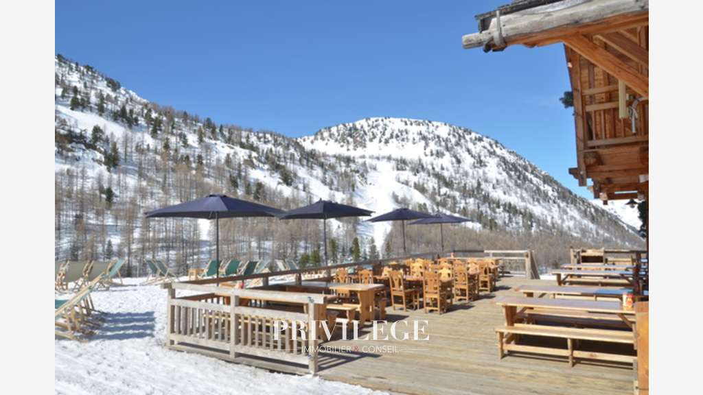 Isola 2000-Chalet skis aux pieds-Murs & Fonds
