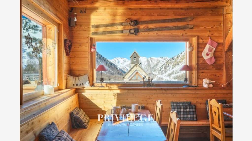 Isola 2000-Chalet skis aux pieds-Murs & Fonds
