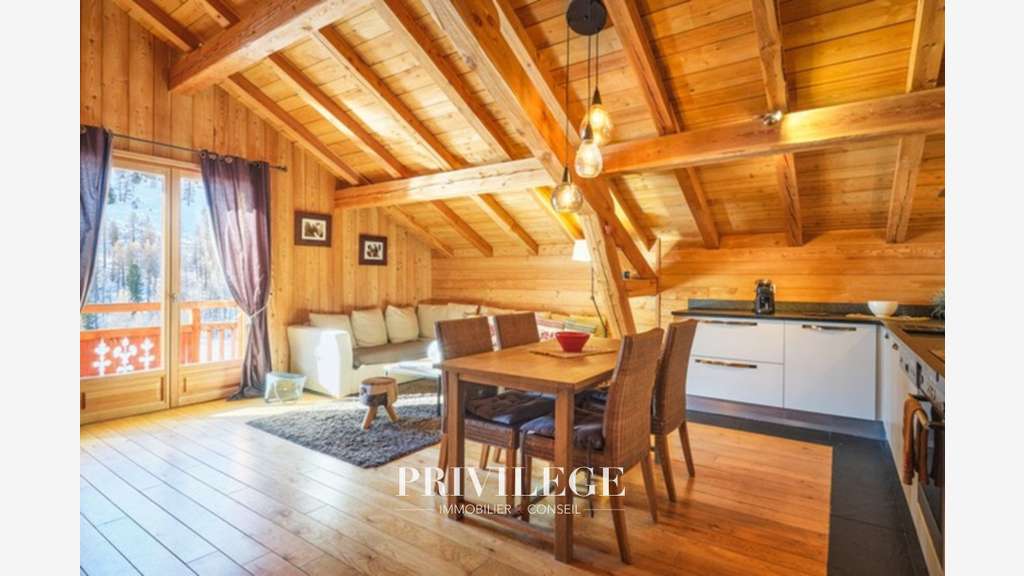 Isola 2000-Chalet skis aux pieds-Murs & Fonds