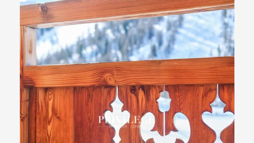 Isola 2000-Chalet skis aux pieds-Murs & Fonds