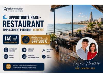 Vente Restaurant au Havre