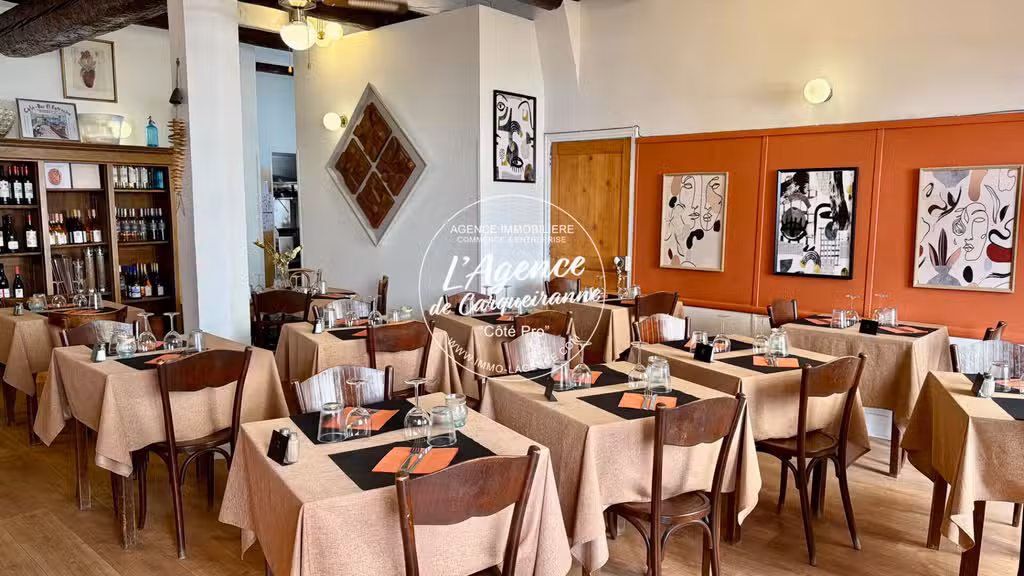 A vendre restaurant de 90m² au coeur du Lavandou
