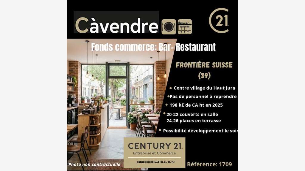 Restaurant licence 4 Frontière Suisse