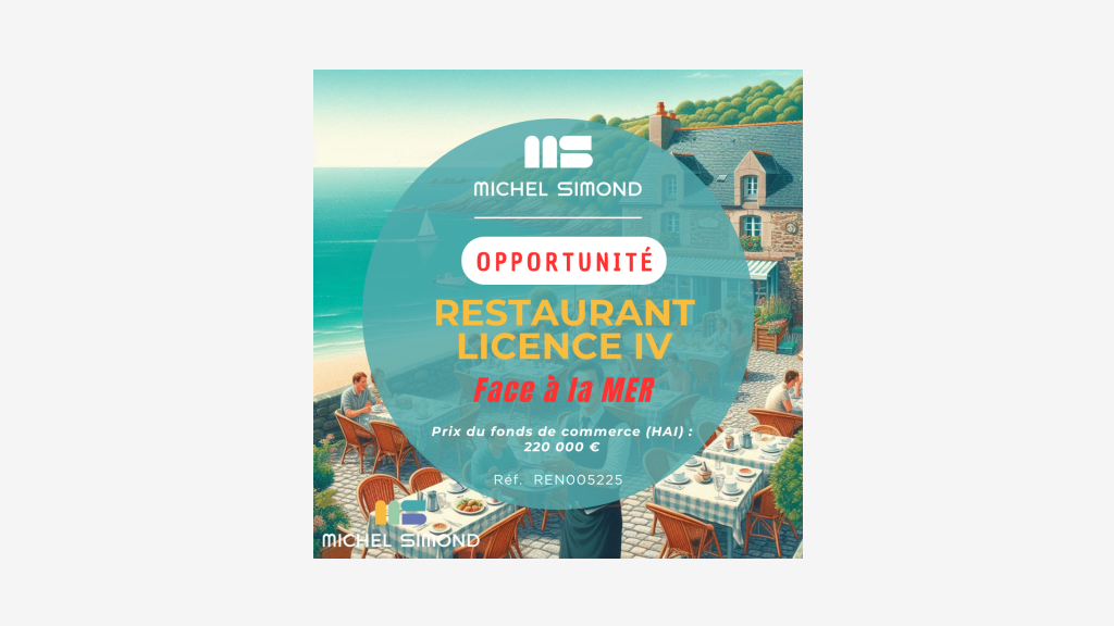 Cède restaurant (licence iv) avec terrasse dept 35