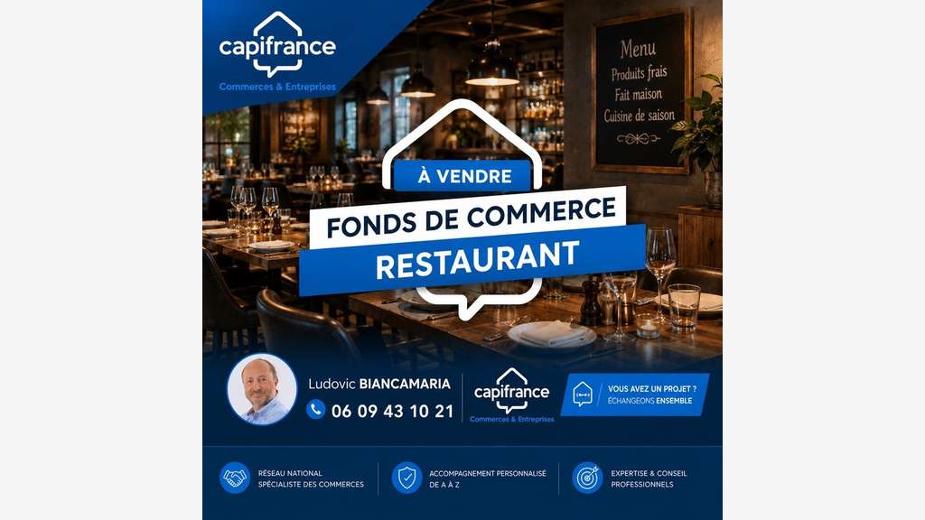 FDC restauration à vendre Lyon 69003 Halles Bocuse