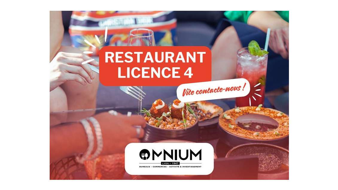 À vendre FDC bar restaurant aux normes à Lyon