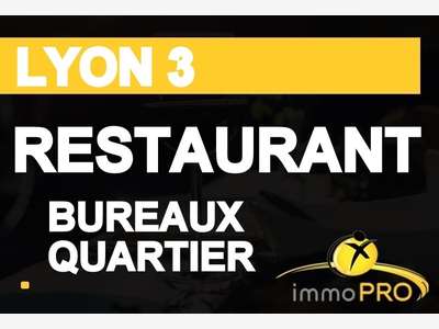 Vente très beau restaurant au coeur de Lyon 69003