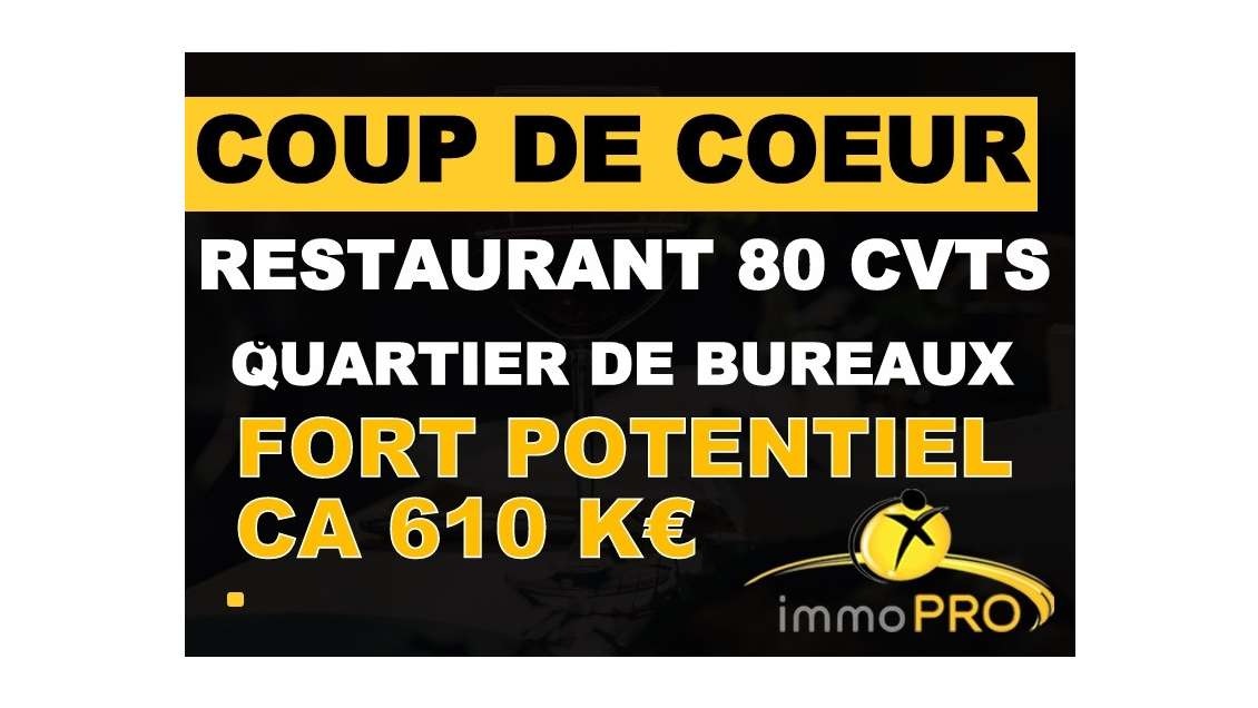 Vente restaurant élégant en centre ville de Lyon
