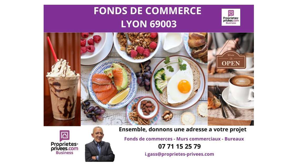AV FDC restaurant 160m² Lyon 3e Saxe Gambetta