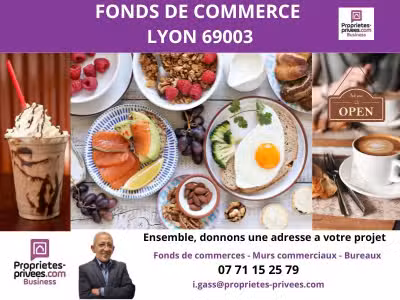 AV FDC restaurant 160m² Lyon 3e Saxe Gambetta