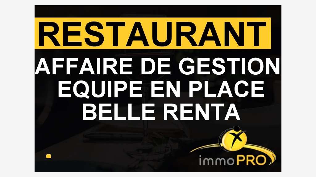 Cède très belle affaire de restauration à Lyon
