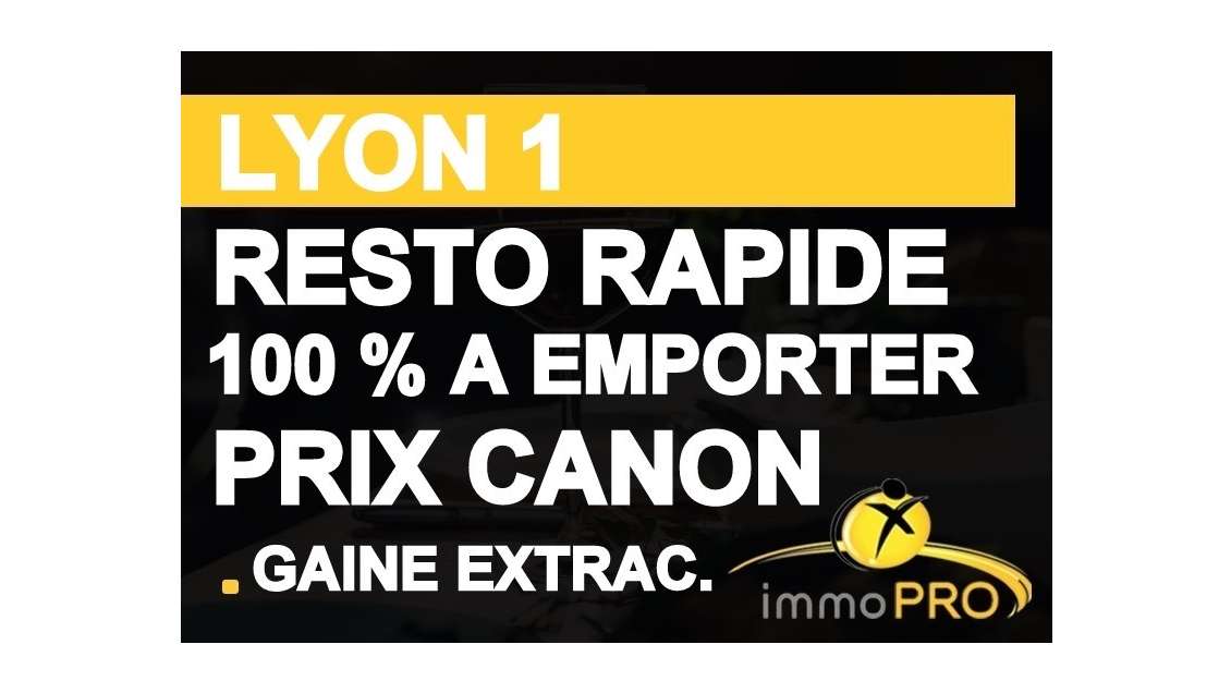 Coup de fusil !!!! FDC restauration rapide à Lyon