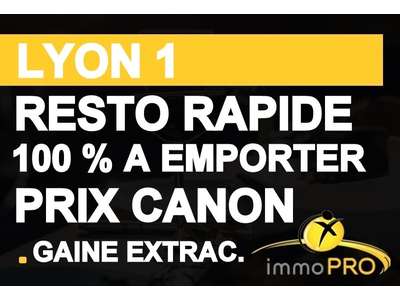 Vente Restauration rapide à Lyon 1er