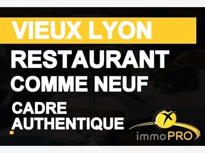 AV restaurant clés en mains au coeur du Vieux Lyon