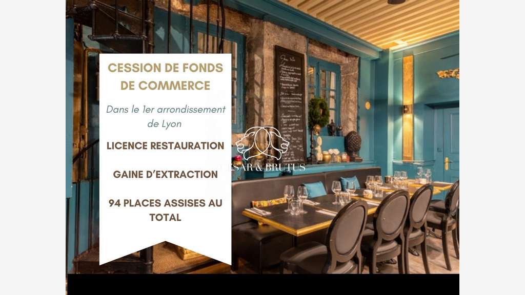 Restaurant à vendre Lyon 69001 Rue Royale