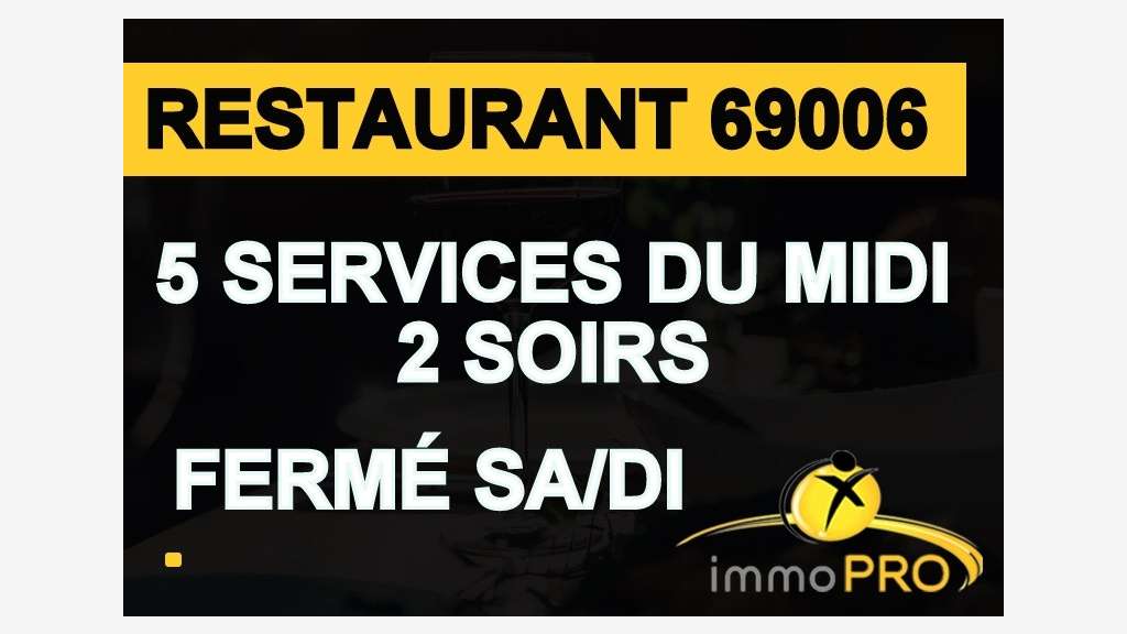 AV restaurant de quartier bien situé à Lyon 69006
