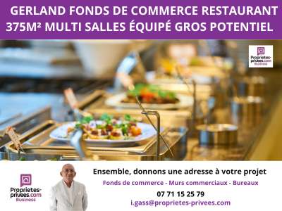 Vente restaurant de 375m² à Lyon 69007 Gerland