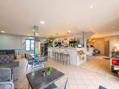 Vente pizzeria bar terrasse axe routier Mably
