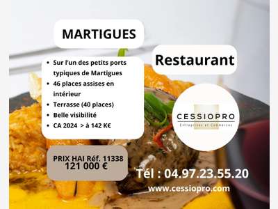 AV charmant restaurant sur les quais de Martigues