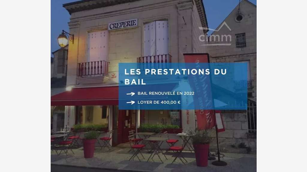 Crêperie gastronomique à vendre à Montsoreau