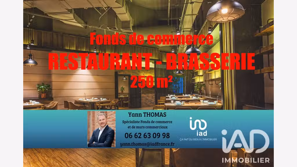 Vente restaurant avec matériel récent à Muret