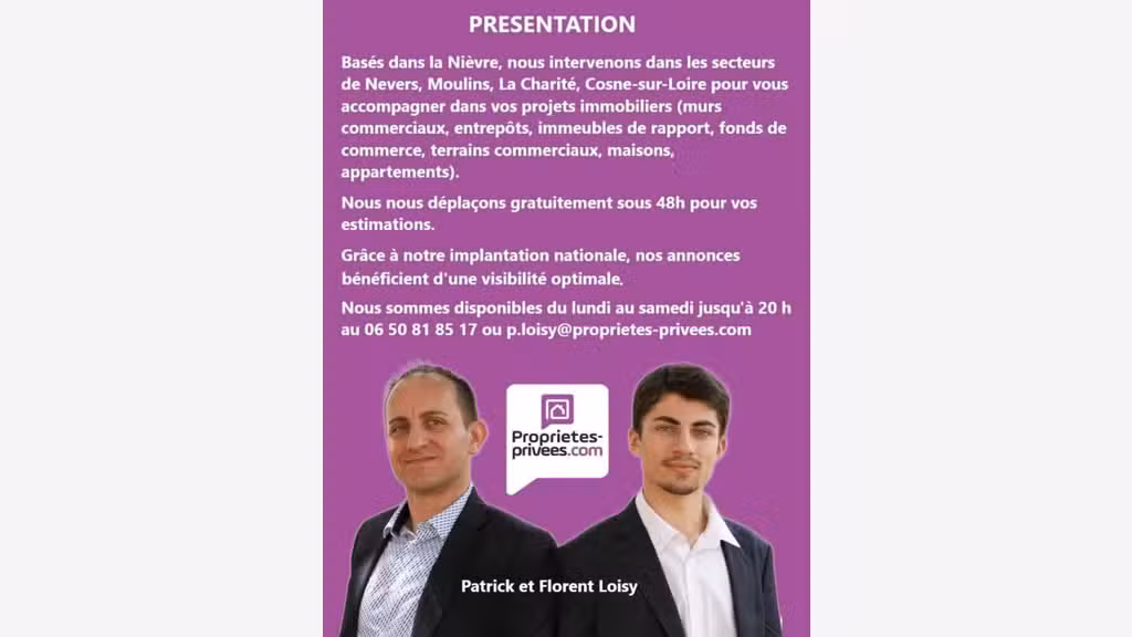 Vente restaurant 200 couverts secteur Nevers