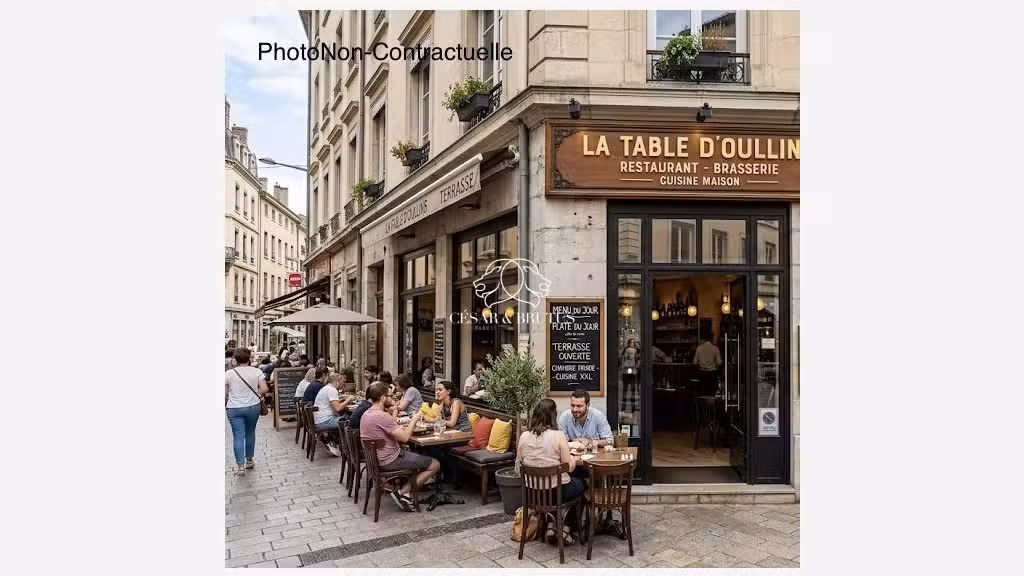 AV FDC restaurant avec grande terrasse à Oullins