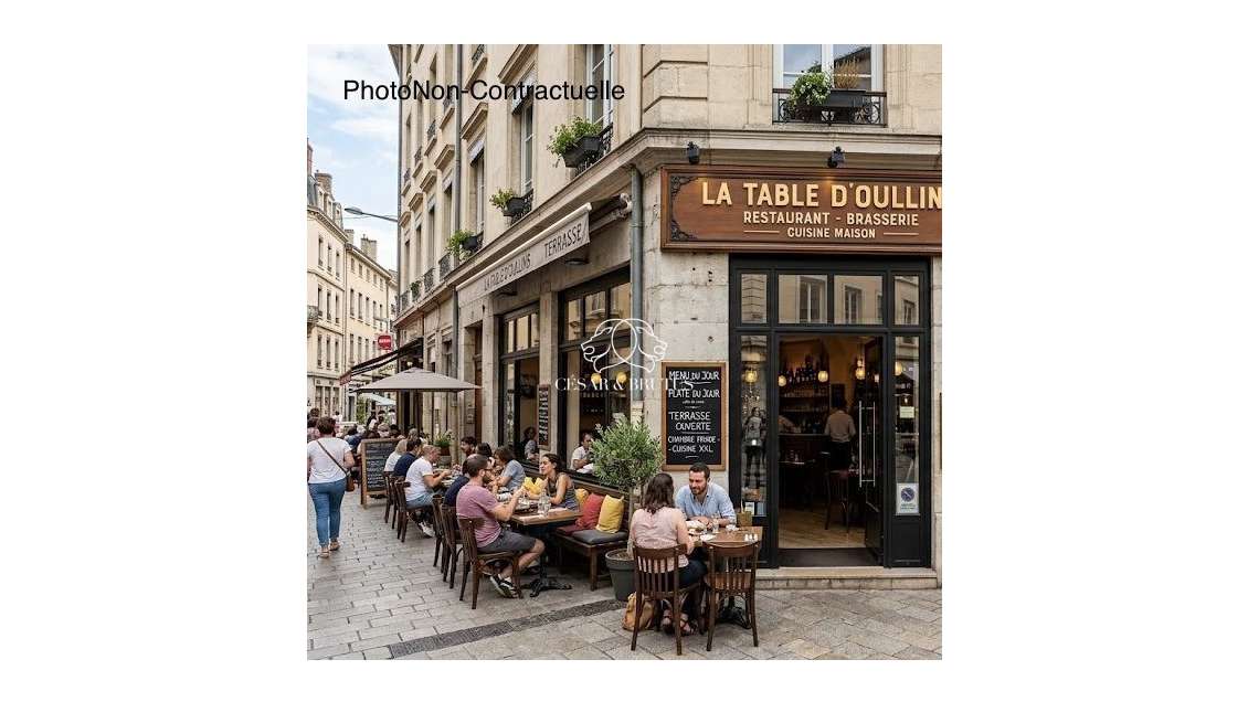 AV FDC restaurant avec grande terrasse à Oullins