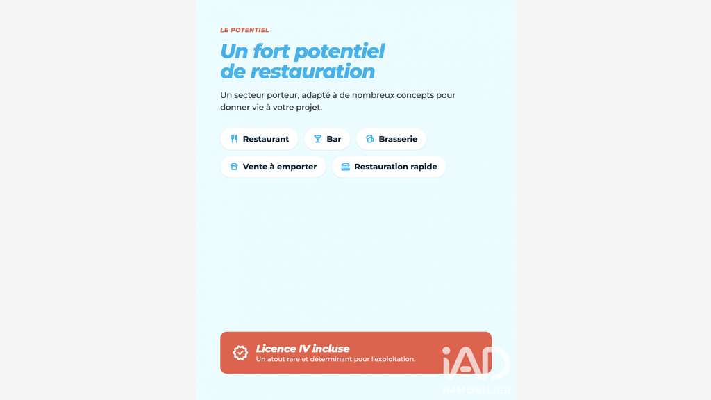 Vente restaurant licence IV à Paris 75012