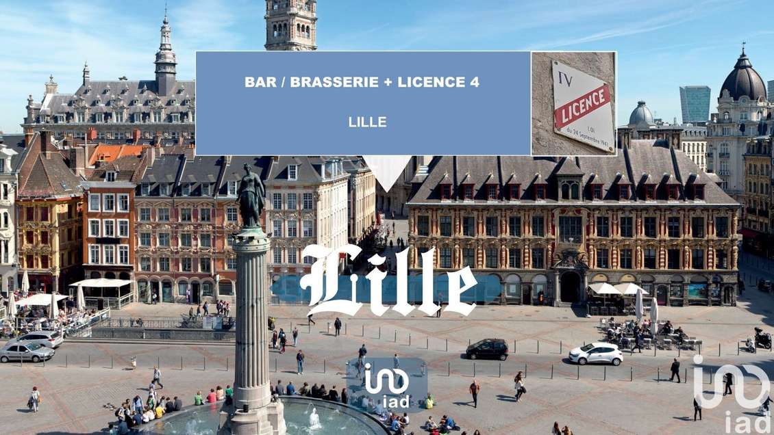 Vente brasserie licence IV à Lille intramuros