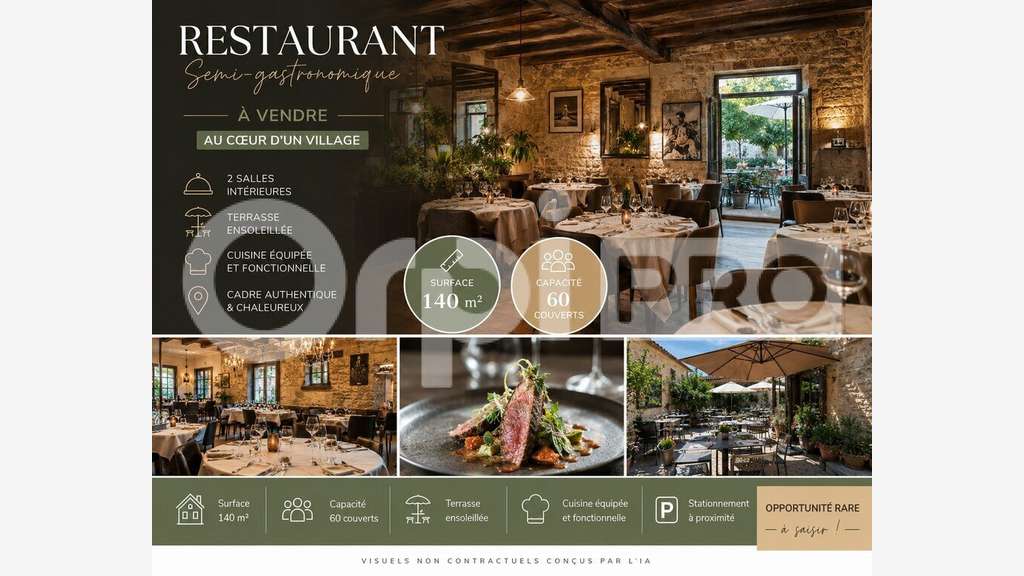 Vente restaurant semi-gastronomique Pont de Veyle