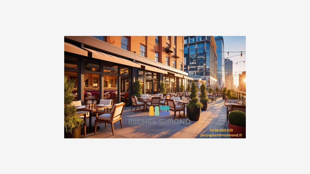 AV restaurant licence III sur une petite place 66
