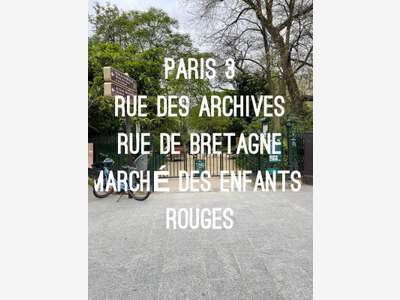 AV FDC restauration rapide rue des Archives 75003