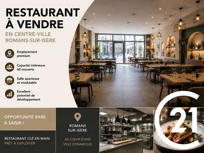 Restaurant à céder à Romans sur Isère centre