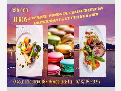 Restaurant terrasse à vendre à Saint-Cyr-sur-Mer