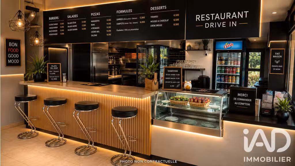 Vente restaurant 150m² à Saint-Laurent-du-Var