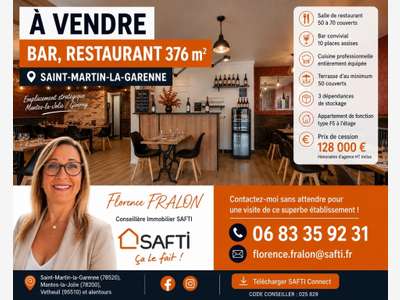 AV Superbe bar restaurant Saint-Martin-La-Garenne