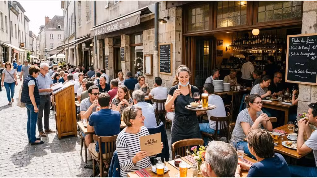 AV murs et fonds bar-restaurant à Saint-Pourçain 