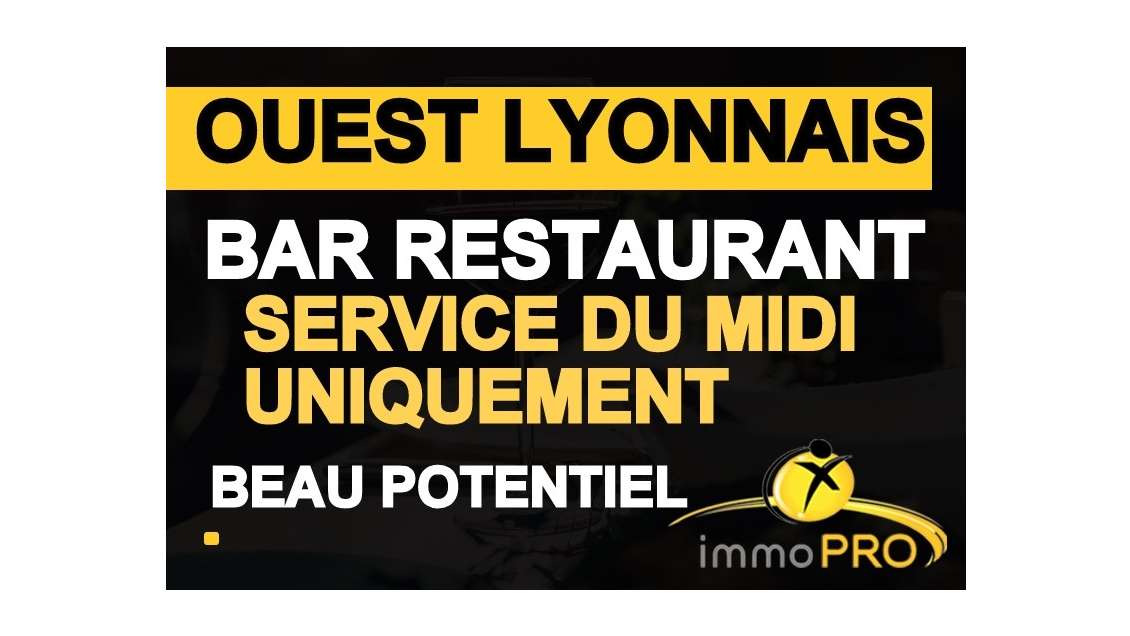 Vente bar restaurant à Tassin la Demi Lune centre