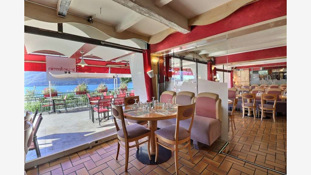 Vente restaurant en bord de Lac à Tresserve