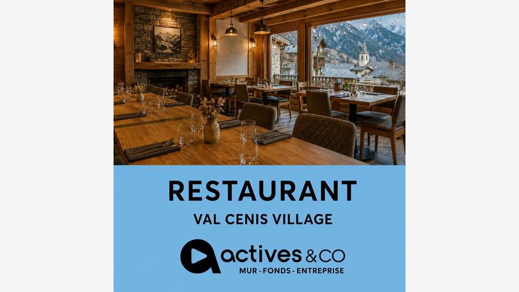 Vente restaurant de charme à la montagne Val Cenis