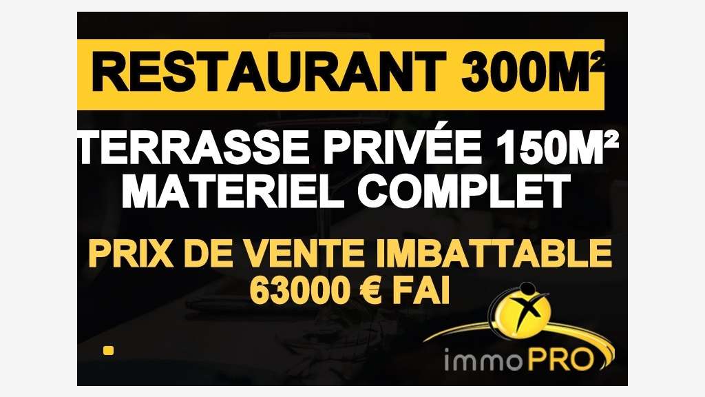 Vente restaurant avec terrasse privée à Valence